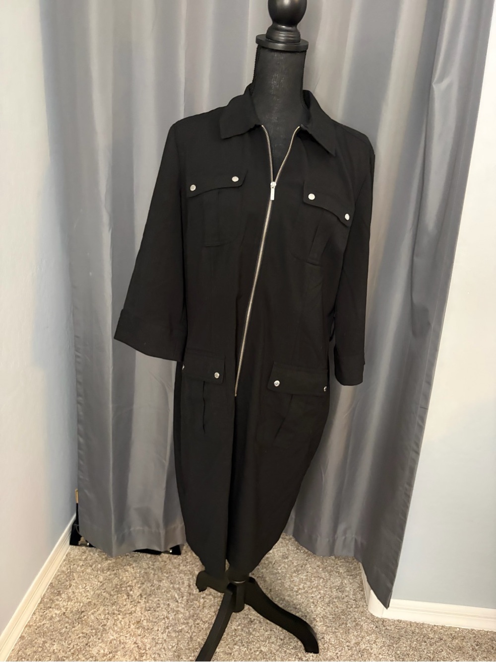 200. Michael Kohrs Zip Up Dress, Size XL, EUC